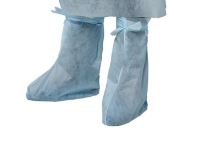 Бахіли високі медичні на зав'язках, непромокальні, ламінований спанбонд, щ. 45 (г/м), стерильні, одноразові